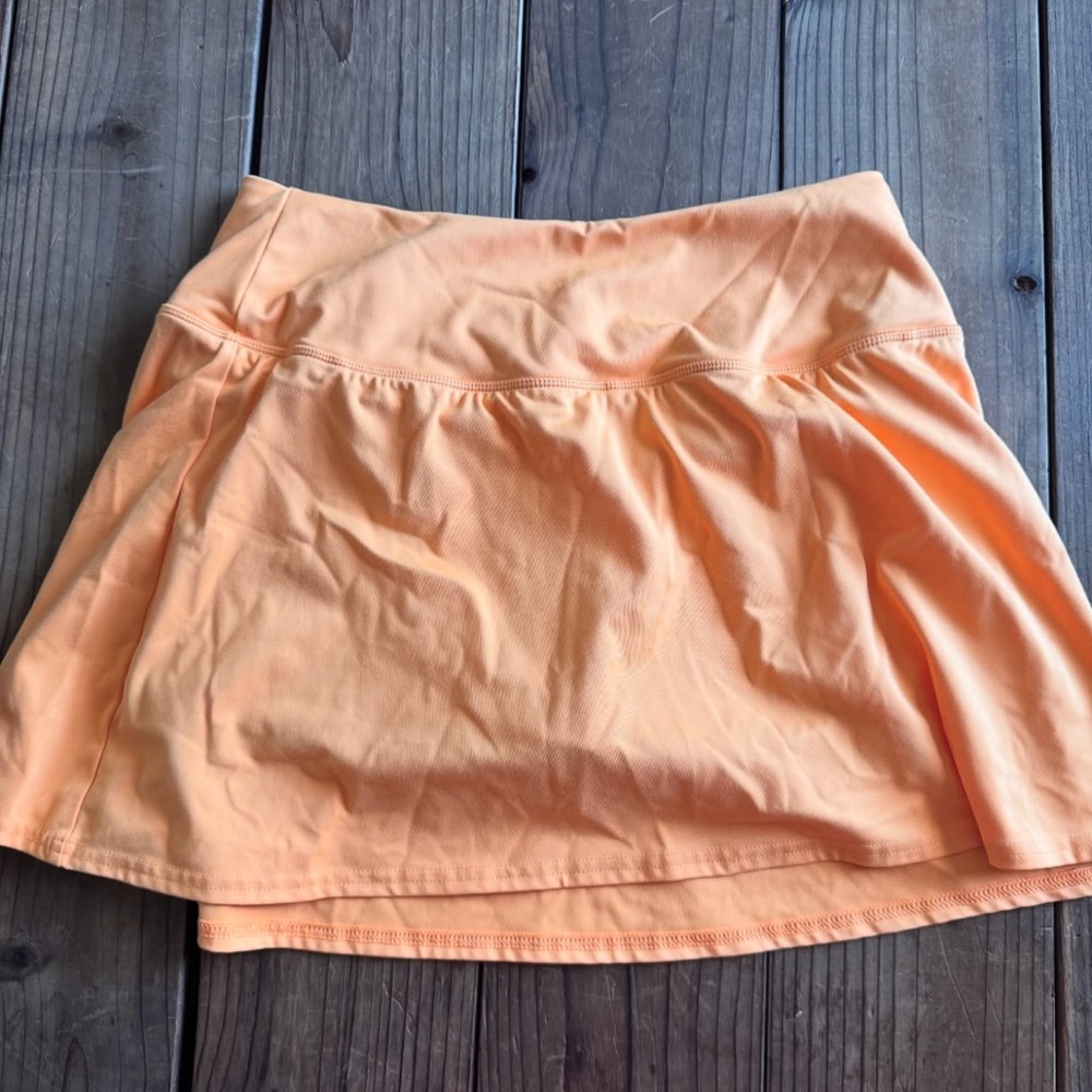 Women's Athletic Orange Skirt